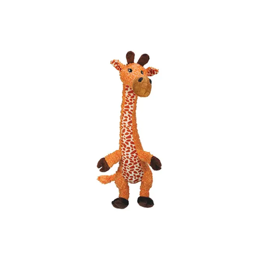 KONG Shakers Luvs Giraffe Dog Toy Orange S