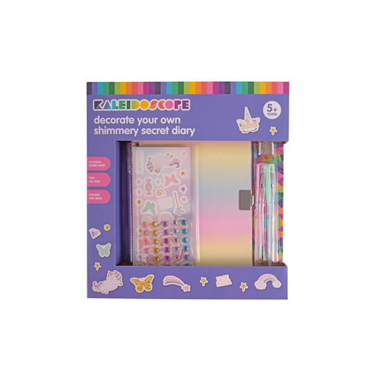 Kaleidoscope Decorate Your Own Shimmery Secret Diary