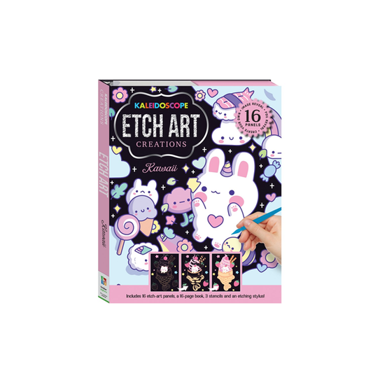 Kaleidoscope Etch Art Creations - Kawaii