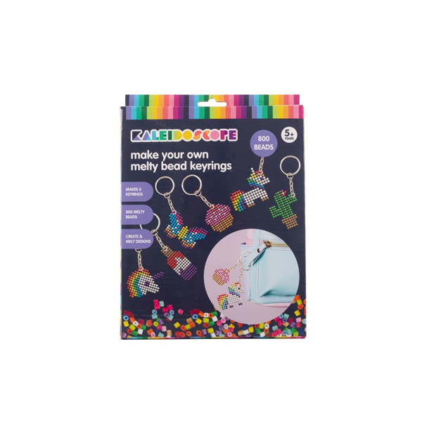 Kaleidoscope Make Your Own Melty Beads Keyring Chain