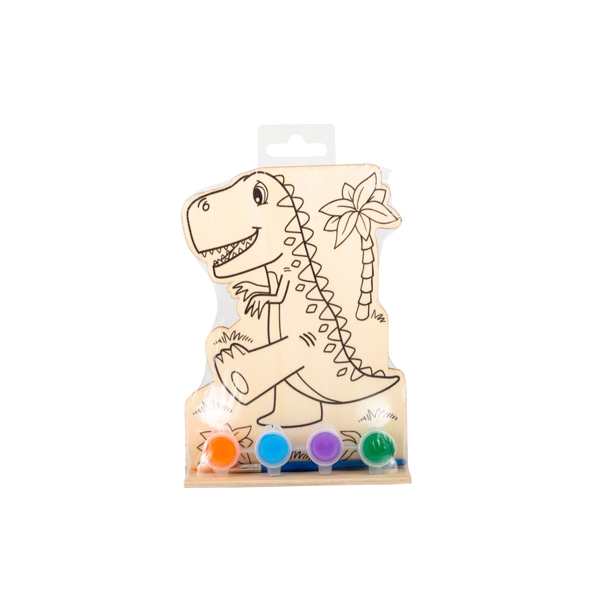 Kaleidoscope Paint Your Own Wooden Standee - Dino