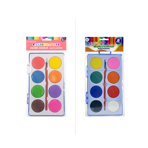 Kaleidoscope Watercolour Paint Palette