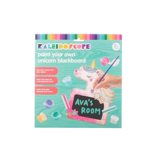 Kaleidoscope Wooden Paint Your Owm Blackboard with Chalk