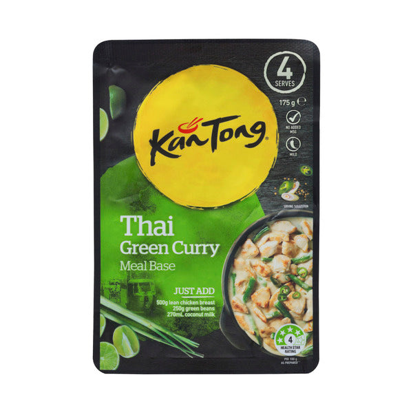 Kantong Meal Base Pouch Cooking Sauce Thai Green Curry | 175g