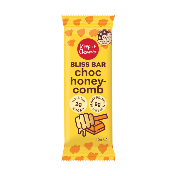 Keep It Cleaner Bliss Bar Choc Honeycomb | 40g