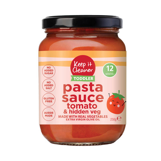 Keep It Cleaner Toddler Pasta Sauce Tomato & Hidden Vegetable | 250g x 2 Pack