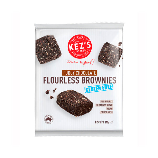 Kez's Kitchen Gluten Free Fudge Chocolate Flourless Brownies | 210g