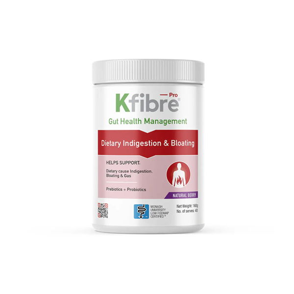 Kfibre Pro Dietary Indigestion & Bloating Prebiotics + Probiotics 160g