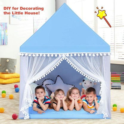 Kids Playhouse Play Tent Indoor Fairy Princess Castle Cubby House Children Gift