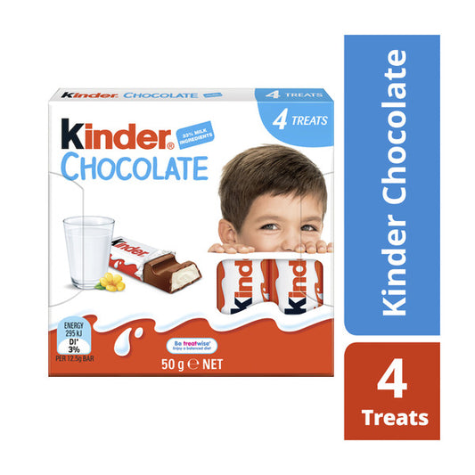 Kinder Chocolate 4 Treat Pack | 50g