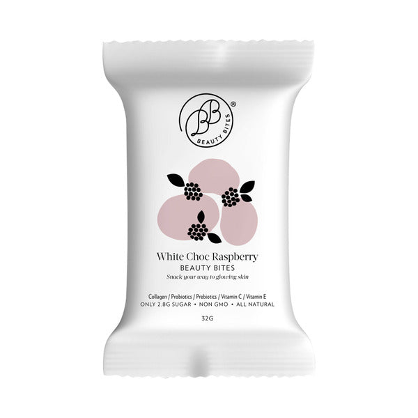 Krumbled Collagen Beauty Bites White Chocolate Raspberry | 32g