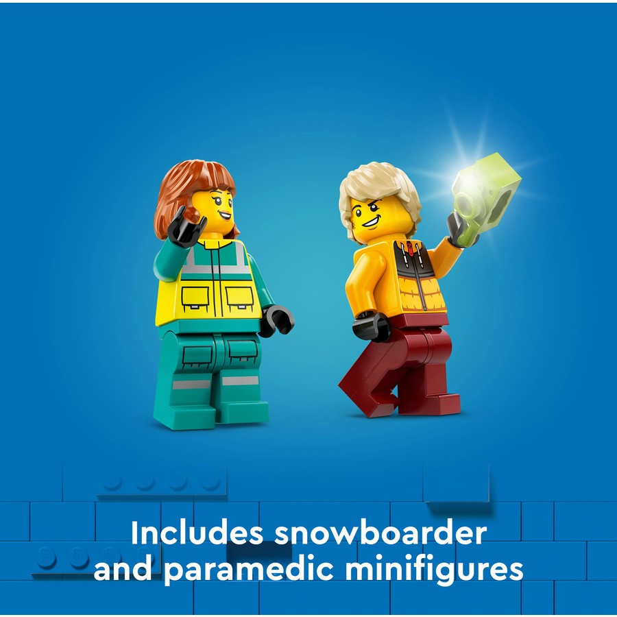 LEGO City Emergency Ambulance and Snowboarder 60403