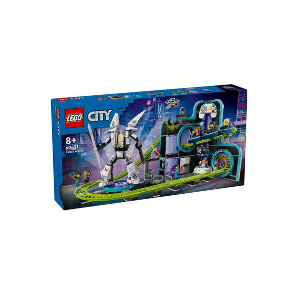 LEGO City Robot World Roller-Coaster Park Toy 60421