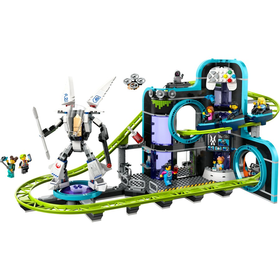 LEGO City Robot World Roller-Coaster Park Toy 60421