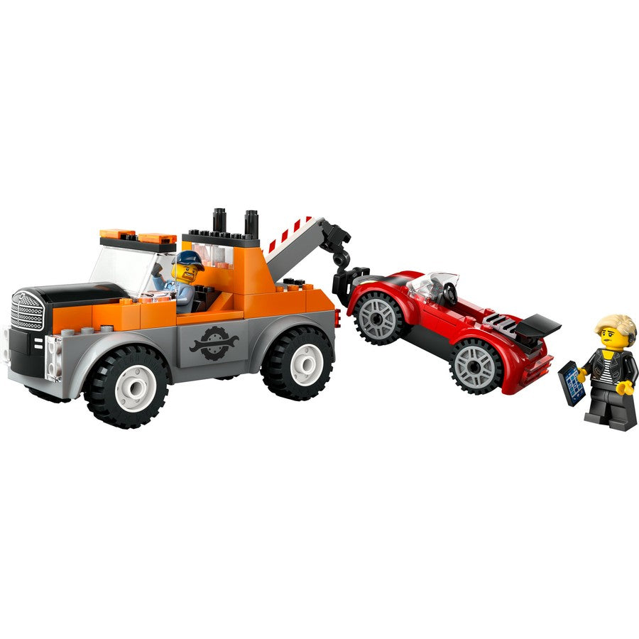 LEGO City Tow Truck and Sports Car Repair Toy Playset 60435