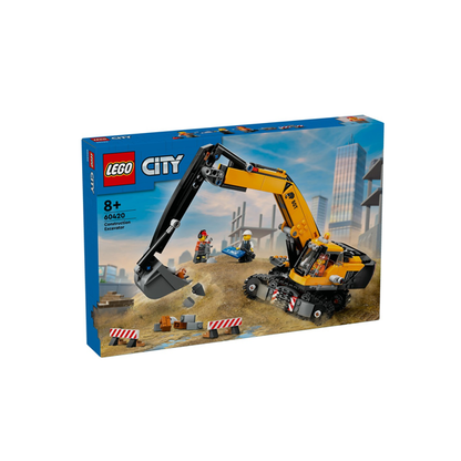 LEGO City Yellow Construction Excavator 60420