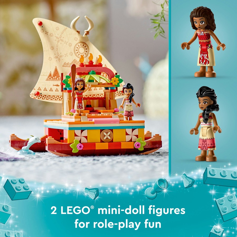 LEGO Disney Princess Moana’s Wayfinding Boat 43210