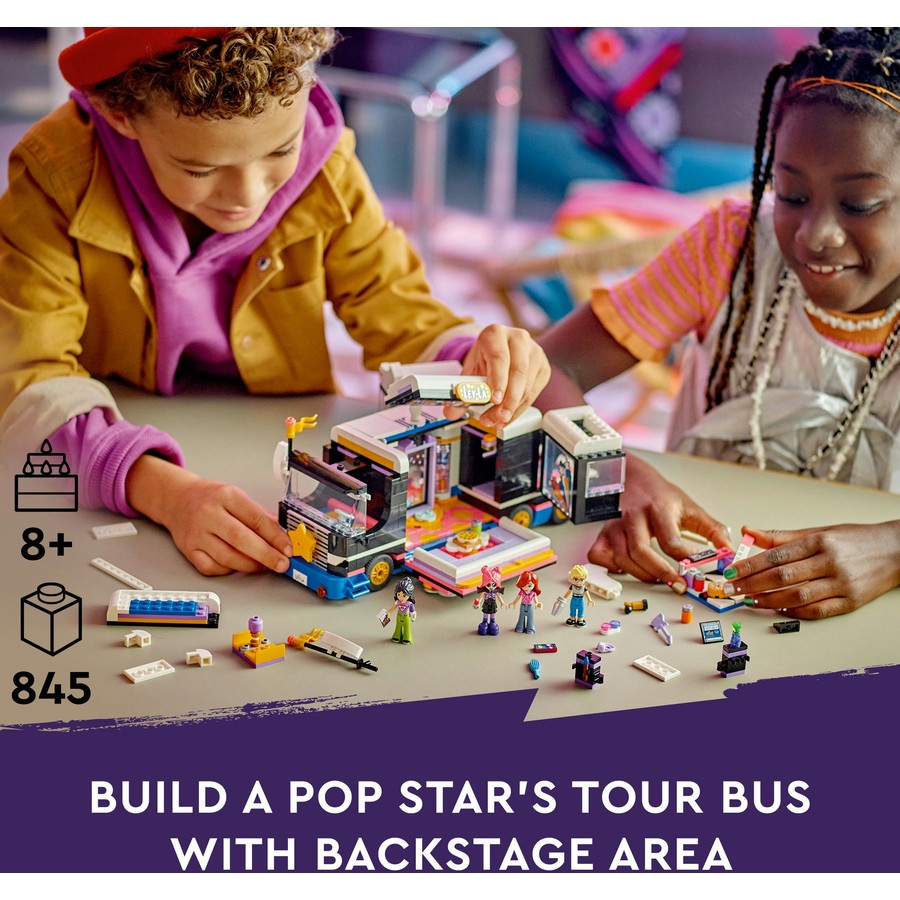 LEGO Friends Pop Star Music Tour Bus 42619