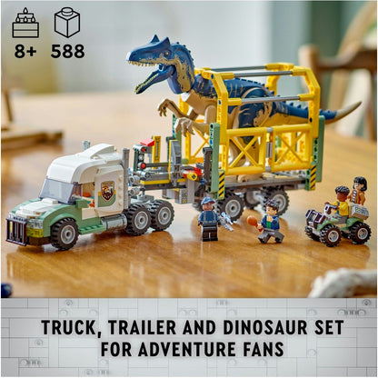 LEGO Jurassic World Dinosaur Missions: Allosaurus Transport Truck 76966