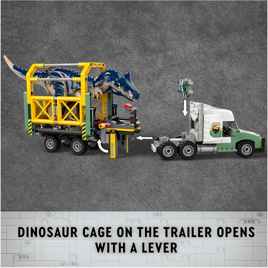 LEGO Jurassic World Dinosaur Missions: Allosaurus Transport Truck 76966