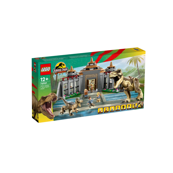 LEGO Jurassic World Visitor Centre: T. rex & Raptor Attack - 76961