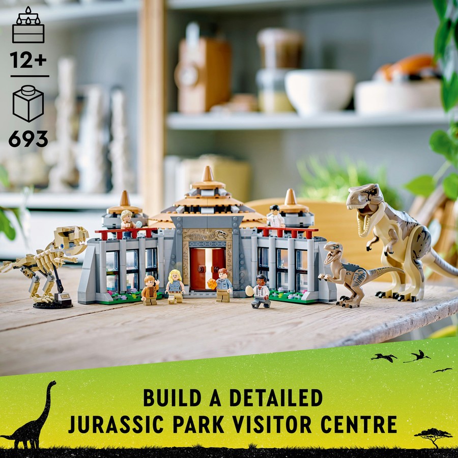 LEGO Jurassic World Visitor Centre: T. rex & Raptor Attack - 76961