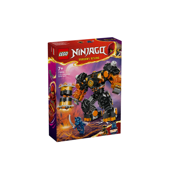 LEGO NINJAGO Cole's Elemental Earth Mech 71806