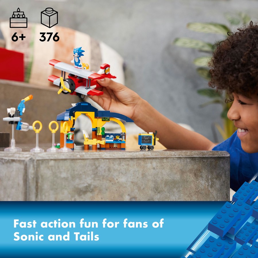 LEGO Sonic the Hedgehog Tails’ Workshop and Tornado Plane 76991