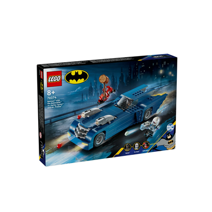 LEGO Super Heroes DC Batman Batman with the Batmobile vs. Harley Quinn & Mr. Freeze 76274