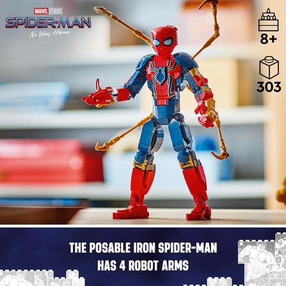 LEGO Super Heroes Iron Spider-Man Construction Figure 76298