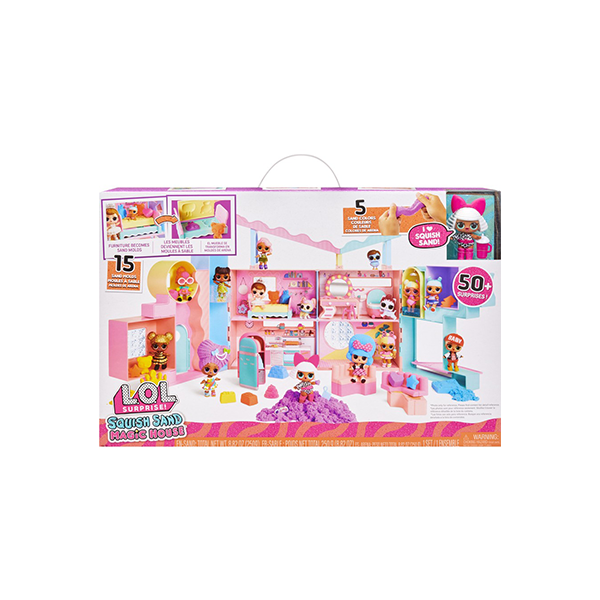 LOL Surprise Squish Sand Magic House Playset with Collectible Doll