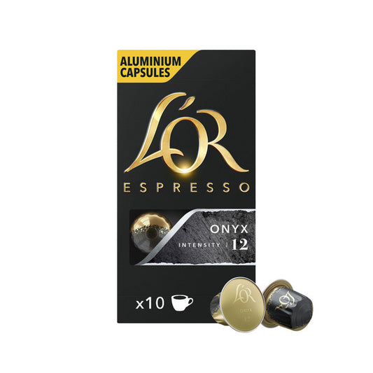 L'OR Espresso Onyx Intensity 12 Coffee Capsules 52g | 10 pack