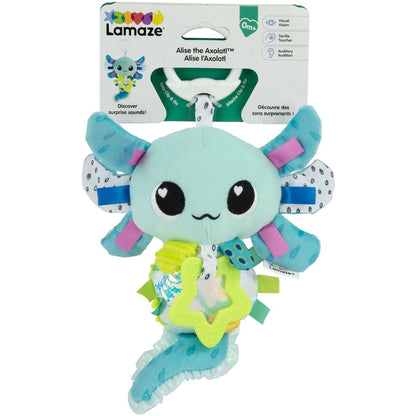 Lamaze Alise the Axolotl Clip & Go Plush Toy