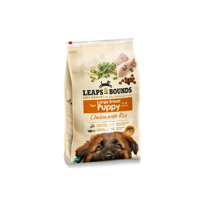 Leaps & Bounds Chicken Large Breed Puppy Food 15kgx2