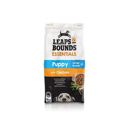 Leaps & Bounds Chicken Large Breed Puppy Food 18kg