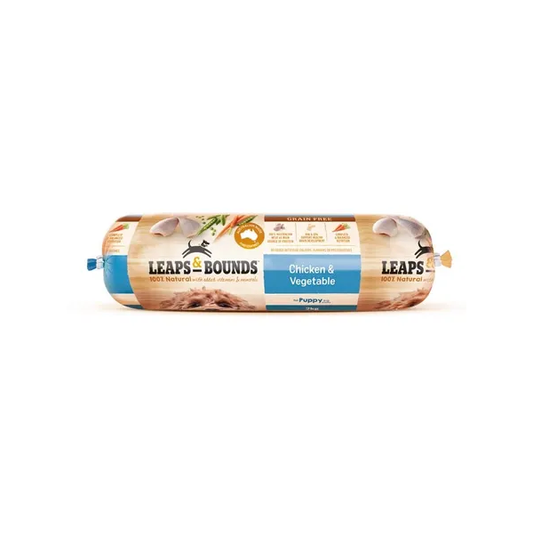 Leaps & Bounds Chicken & Vegetable Puppy Dog Roll 2kg