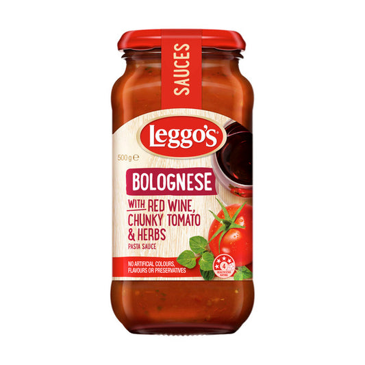 Leggo's Bolognese With Red Wine Pasta Sauce | 500g