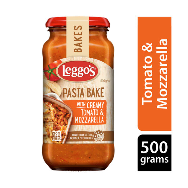 Leggo's Creamy Tomato & Mozarella Pasta Bake Sauce | 500g