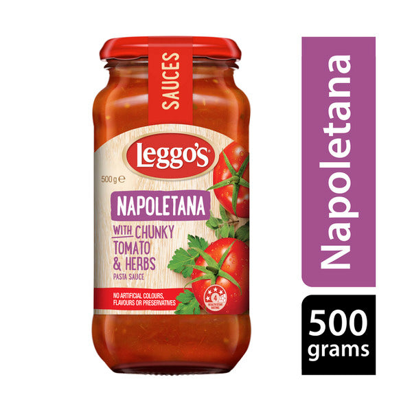 Leggo's Napoletana with Chunky Tomato & Herbs Pasta Sauce | 490g