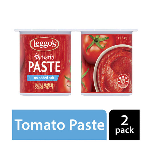 Leggo's Tomato Paste No Added Salt 2 pack | 140g