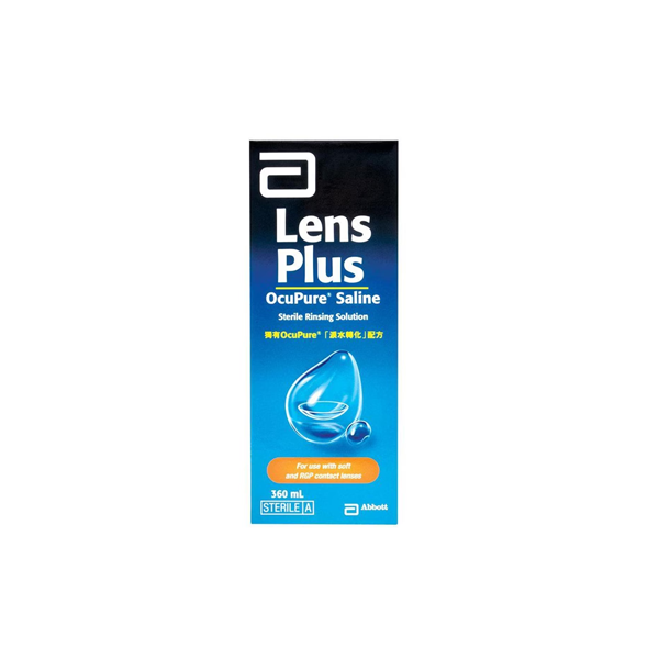 Occu Rinse Lens Plus OcuPure Saline Sterile Rinsing Solution 360ml – Shop & Dispatch