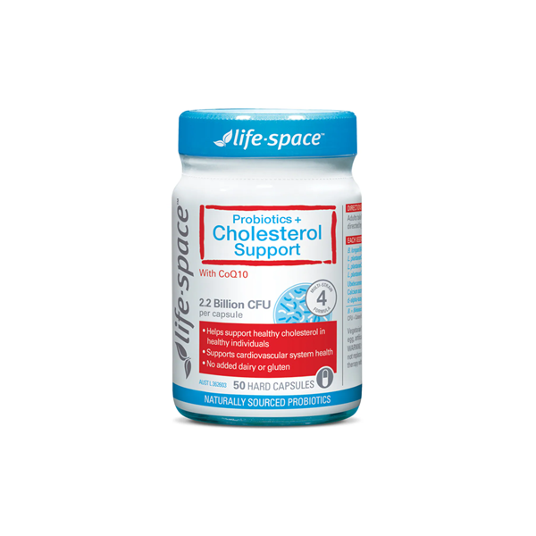 Life-Space Probiotic + Cholesterol Support 50 Capsules