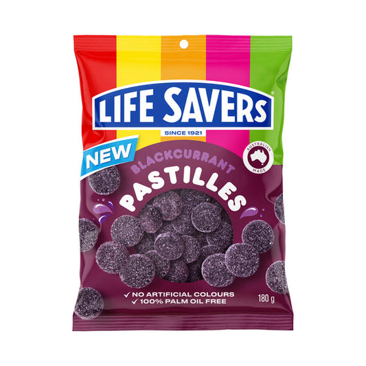 Lifesavers Blackcurrant Pastilles | 180g