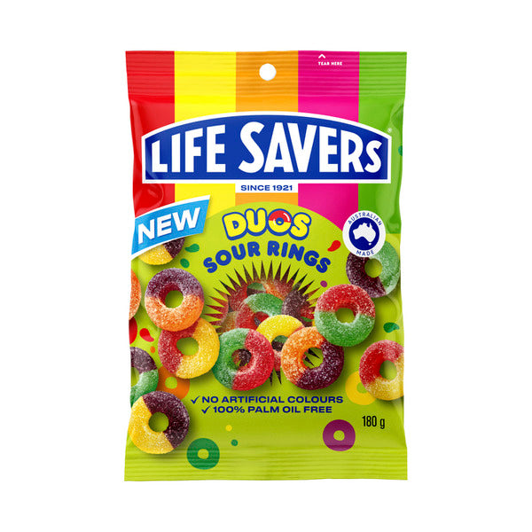 Lifesavers Sour Gummy Rings | 180g