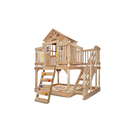 Lifespan Kids Silverton Cubby House with Rock Climbing Wall