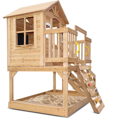 Lifespan Kids Silverton Cubby House with Rock Climbing Wall