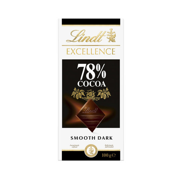 Lindt Excellence 78% Cocoa Dark Chocolate Block | 100g