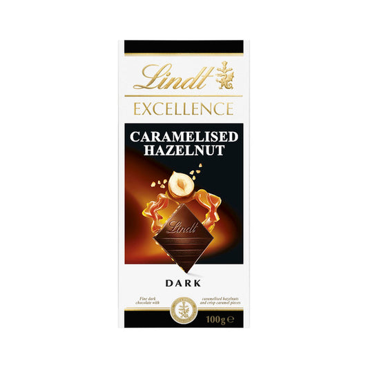 Lindt Excellence Block Caramelised Hazelnut | 100g