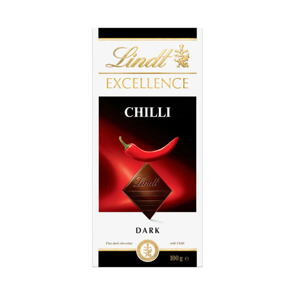 Lindt Excellence Chilli Dark Chocolate Block | 100g