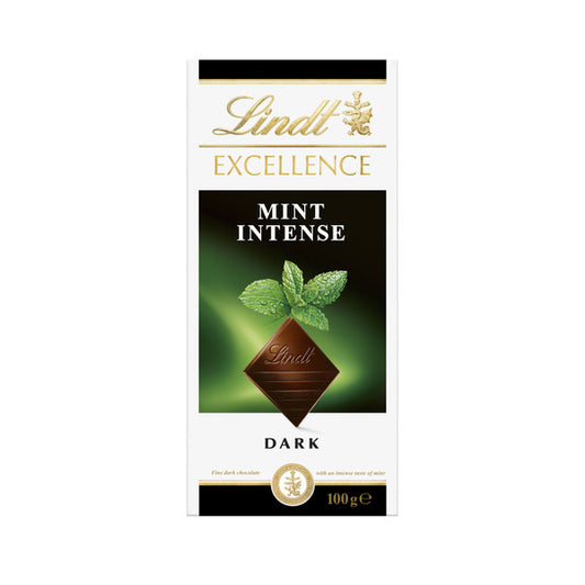 Lindt Excellence Mint Intense Chocolate Block | 100g